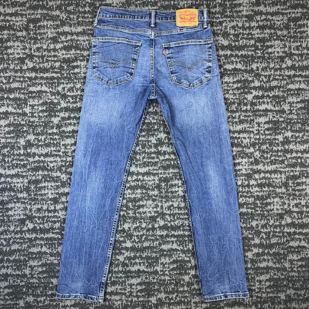 Levi's Jeans Mens 30x32 502 Taper Fit Blue Medium Wash Stretch Denim Pants